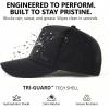 image:imageTOPEX Performance Baseball Hat for Men Water Resistant Golf Cap Running Cooling Snapback Laser PerforatedBlack