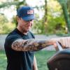 image:imageTOPEX Performance Baseball Hat for Men Water Resistant Golf Cap Running Cooling Snapback Laser PerforatedCharcoal  Usa Flag