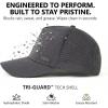image:imageTOPEX Performance Baseball Hat for Men Water Resistant Golf Cap Running Cooling Snapback Laser PerforatedCharcoal