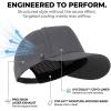 image:imageTOPEX Performance Baseball Hat for Men Water Resistant Golf Cap Running Cooling Snapback Laser PerforatedCharcoal