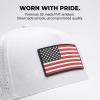 image:imageTOPEX Performance Baseball Hat for Men Water Resistant Golf Cap Running Cooling Snapback Laser PerforatedNavy  Usa Flag