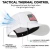 image:imageTOPEX Performance Baseball Hat for Men Water Resistant Golf Cap Running Cooling Snapback Laser PerforatedWhite  Usa Flag
