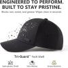 image:imageTOPEX UVCoolix Quick Dry Baseball Cap WaterResistant Beathable Laser Cut Mesh Ball Curved Brim Snapback HatBlack