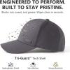 image:imageTOPEX UVCoolix Quick Dry Baseball Cap WaterResistant Beathable Laser Cut Mesh Ball Curved Brim Snapback HatGrey