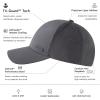 image:imageTOPEX UVCoolix Quick Dry Baseball Cap WaterResistant Beathable Laser Cut Mesh Ball Curved Brim Snapback HatGrey