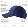 image:imageTOPEX UVCoolix Quick Dry Baseball Cap WaterResistant Beathable Laser Cut Mesh Ball Curved Brim Snapback HatNavy Blue