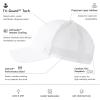 image:imageTOPEX UVCoolix Quick Dry Baseball Cap WaterResistant Beathable Laser Cut Mesh Ball Curved Brim Snapback HatWhite