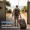 image:imageUvCoolix Cooling Sweatband Lightweight Running HatUPF50 Protection Breathable Mesh Sun CapQuick Dry Performance HikingBlack
