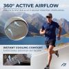 image:imageUvCoolix Cooling Sweatband Lightweight Running HatUPF50 Protection Breathable Mesh Sun CapQuick Dry Performance HikingLightgray