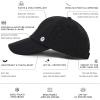 image:imageTOPEX Cooling High Ponytail Everyday Sports Hat for Women Breathable Comfort Fit for Running Golf Walking UPF 50Black