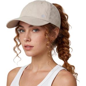 image:imageTOPEX Cooling High Ponytail Everyday Sports Hat for Women Breathable Comfort Fit for Running Golf Walking UPF 50Grey