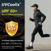 image:imageTOPEX UVCoolix Mens Cooling Running Hat UPF 50 Sun Protection Baseball Cap Breathable Road Trail Runners Cap MLXLXXLStealth Black