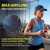 image:imageTOPEX UVCoolix Mens Cooling Running Hat UPF 50 Sun Protection Baseball Cap Breathable Road Trail Runners Cap MLXLXXLStealth Black