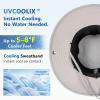 image:imageTOPEX UVCoolix Cooling Sun Hat with Detachable Neck Flap Unisex UPF 50 Wide Brim Bucket Hat for Hiking Fishing amp Big HeadGrey