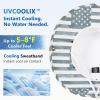 image:imageTOPEX UVCoolix Cooling Sun Hat with Detachable Neck Flap Unisex UPF 50 Wide Brim Bucket Hat for Hiking Fishing amp Big HeadWhite