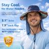 image:imageTOPEX UVCoolix Cooling Sun Hat with Detachable Neck Flap Unisex UPF 50 Wide Brim Bucket Hat for Hiking Fishing amp Big HeadWhite