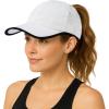 image:imageTOPEX Cooling UV 50 High Ponytail Baseball Cap for Women Breathable amp Lightweight for Running Golf Workout Sports CapWhiteblack