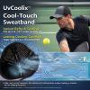 image:imageUVCoolix Cooling Sweatband Baseball Cap for Hot WeatherBreathable Sun ProtectionWaterResistant Golf Performance HatBlack