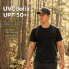 image:imageUVCoolix Cooling Sweatband Baseball Cap for Hot WeatherBreathable Sun ProtectionWaterResistant Golf Performance HatHeather Gray Black