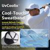 image:imageUVCoolix Cooling Sweatband Baseball Cap for Hot WeatherBreathable Sun ProtectionWaterResistant Golf Performance HatWhite