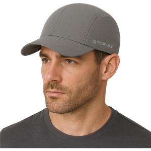 image:imageTOPEX UVCoolix Cooling Mens Baseball Cap  TouchCool amp UV Production Running Cap  Soft Top with Breathable MeshCool Darkgrey
