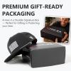 image:imageTOPEX Golf Performance Snapback Hat for Men Waterproof Repellent Flat Bill Cap Breathable Laser Perforated Two Sizes XL XXLUsa Flagwhite1