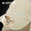 image:imageTOPEX Mens Oversize Baseball Cap with Detachable Neck Flap  UV SPF Sun Protection HatBeige