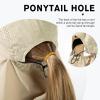 image:imageTOPEX Mens Oversize Baseball Cap with Detachable Neck Flap  UV SPF Sun Protection HatBeige