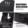 image:imageTOPEX Mens Oversize Baseball Cap with Detachable Neck Flap  UV SPF Sun Protection HatBlack