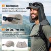 image:imageTOPEX Mens Oversize Baseball Cap with Detachable Neck Flap  UV SPF Sun Protection HatLight Grey