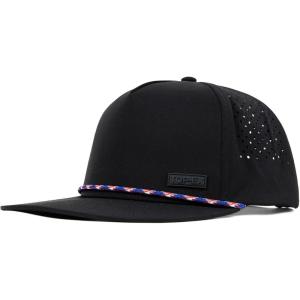 image:imageTOPEX Golf Performance Snapback Hat for Men Waterproof Repellent Flat Bill Cap Breathable Laser Perforated Two Sizes XL XXLBlack