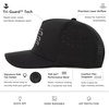 image:imageTOPEX American Flag Golf Hat for Men Water Resistant Patriotic Baseball Cap Laser Perforated Breathable Snapback Big HeadBlack Golf Flag