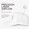 image:imageTOPEX American Flag Golf Hat for Men Water Resistant Patriotic Baseball Cap Laser Perforated Breathable Snapback Big HeadWhite Golf Flag