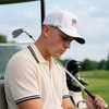 image:imageTOPEX American Flag Golf Hat for Men Water Resistant Patriotic Baseball Cap Laser Perforated Breathable Snapback Big HeadWhite Golf Flag