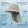 image:imageTOPEX Cooling Sun Hat with Neck Flap  UPF 50 Wide Brim Breathable Hat for Hiking Fishing amp Big HeadsLight Grey  Fish Camo