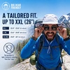 image:imageTOPEX UVCoolix Cooling Touch Breathable UPF50 Waterproof Wide Brim UV Protection Sun Hats Big Head XL XXLAmerican Flaglight Grey