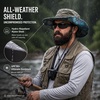 image:imageTOPEX UVCoolix Cooling Touch Breathable UPF50 Waterproof Wide Brim UV Protection Sun Hats Big Head XL XXLPalm Leafgrey