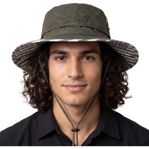 image:imageTOPEX UVCoolix Cooling Touch Breathable UPF50 Waterproof Wide Brim UV Protection Sun Hats Big Head XL XXLCamo American Flaggreen