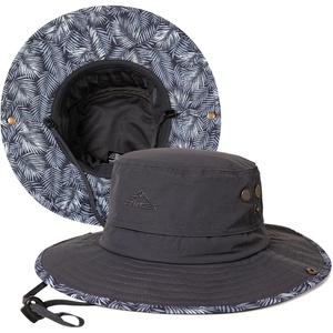 image:imageTOPEX UVCoolix Cooling Touch Breathable UPF50 Waterproof Wide Brim UV Protection Sun Hats Big Head XL XXLPalm Leafgrey