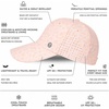 image:imageTOPEX Cooling High Ponytail Everyday Sports Hat for Women Breathable Comfort Fit for Running Golf Walking UPF 50 FoldableBlush Honey