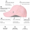 image:imageTOPEX Cooling High Ponytail Everyday Sports Hat for Women Breathable Comfort Fit for Running Golf Walking UPF 50 FoldablePink