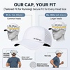 image:imageTOPEX UVCoolix Unstructured Lightweight Cooling Breathable Baseball Cap for MenRunning Hat UPF 50 Sun Cap MXXLWhite