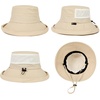 image:imageTOPEX UVCoolix Womens Cooling Bucket Sun Hat with Ponytail Hole Wide Brim UPF 50 Packable Summer Travel OutdoorBeige