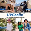 image:imageTOPEX UVCoolix Womens Cooling Bucket Sun Hat with Ponytail Hole Wide Brim UPF 50 Packable Summer Travel OutdoorGrey