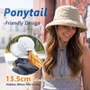 image:imageTOPEX UVCoolix Womens Cooling Bucket Sun Hat with Ponytail Hole Wide Brim UPF 50 Packable Summer Travel OutdoorMint Green