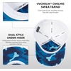 image:imageUVCoolix Cooling American USA Flag Baseball Cap Hydro Performance Hat Breathable UPF50 Patriotic Underbrim PrintedWhiteMono FlagBlue Camo