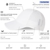image:imageTOPEX ChicPony Cooling UV 50 High Ponytail Baseball Cap for Women  Breathable for Running Golf Sports29white