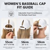 image:imageTOPEX ChicPony Cooling UV 50 High Ponytail Baseball Cap for Women  Breathable for Running Golf Sports29white