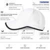 image:imageTOPEX ChicPony Cooling UV 50 High Ponytail Baseball Cap for Women  Breathable for Running Golf SportsWhiteBlack