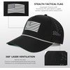 image:imageTOPEX Mens Cooling Golf Rope Hat  Water Resistant Tactical USA Flag Snapback with Printed UnderVisor Big Heads FriendlyBlack Jungle